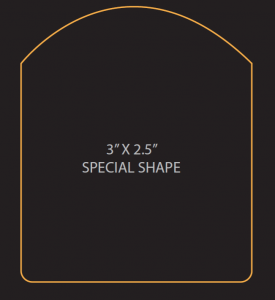 3.0 x 2.5 Special Shape Label