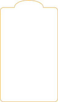 Bubble top rectangle label (3.44 x 1.97 SS).