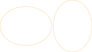 3" x 4" oval label template.