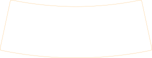 4.9278” x 12.7642” Special Shape 32oz yogurt label template.